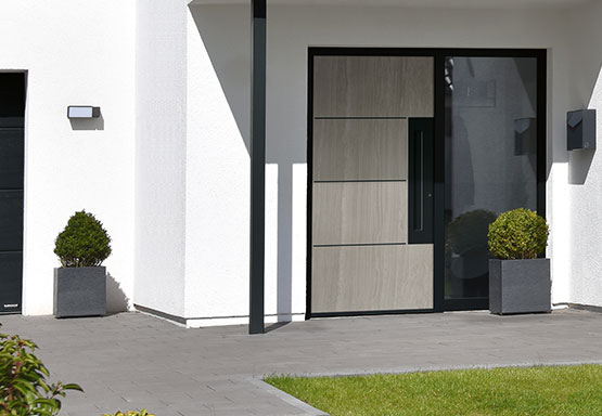 Porte d'entrée avec panneau Rodenberg Art-Carrara de la série Exclusive
