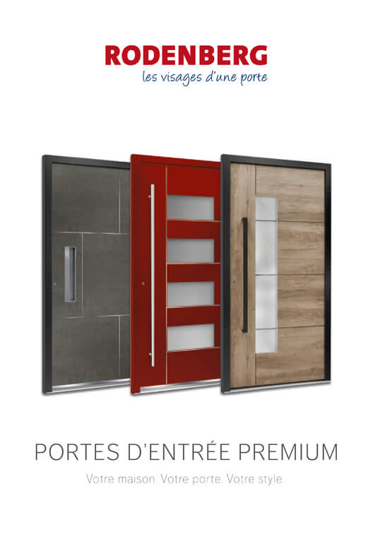 Catalogue Rodenberg pour des portes d'entrée Premium